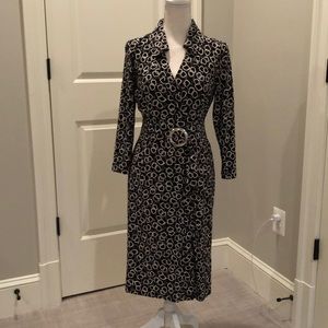 Faux wrap dress